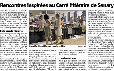 Nouvel article dans Var Matin