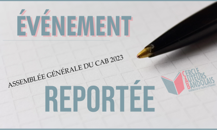 Assemblée générale du CAB 2023 reportée