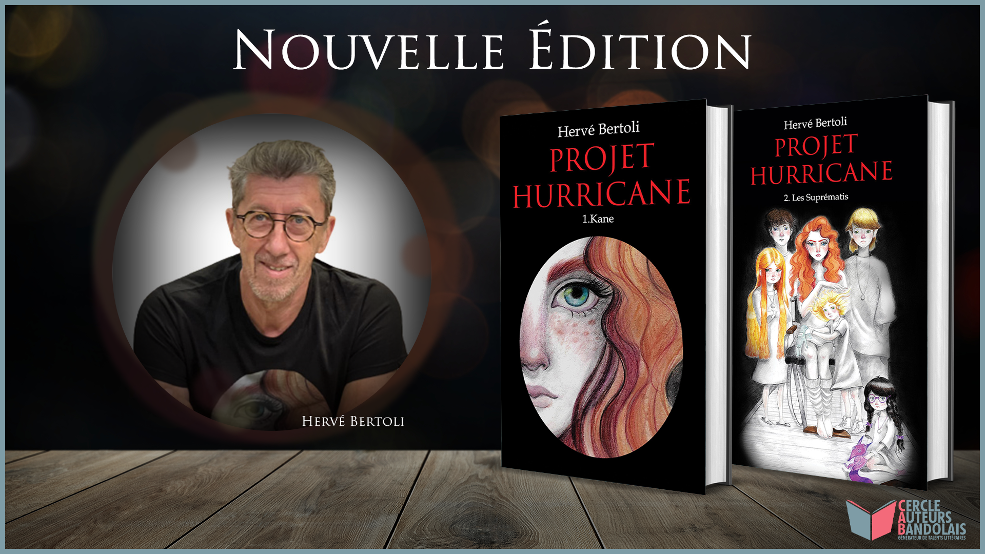 Réédition de la saga d’Hervé Bertoli : Projet Hurricane